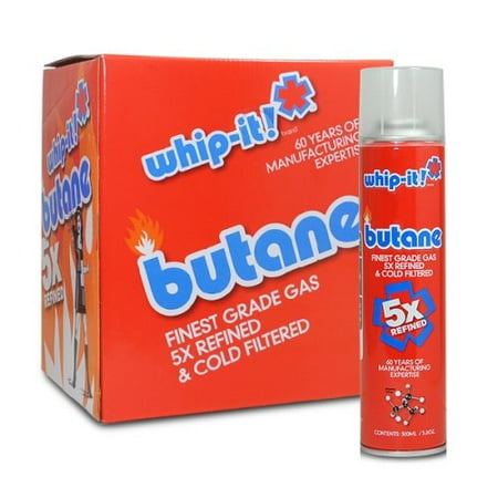 12 cans (1 case) Whip-it! 300ml 5x Refined Butane