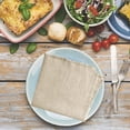 thumbnail image 5 of Juego de 6 servilletas a granel de 45x45cm, servilletas de cena de lino y algodón, servilletas de mesa rústicas de estopilla para fiesta de boda, Baby Shower, lino, 5 of 5