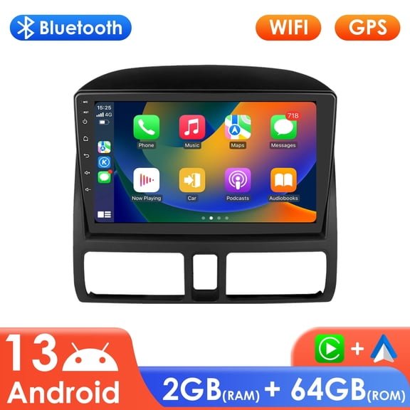 64GB Android 13 Bluetooth Apple Carplay Wifi RDS Car Stereo Radio Head Unit Multimedia GPS Navigation Player For Honda CRV CR-V 2002 2003 2004 2005 2006