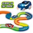 thumbnail image 2 of Ontel Magic Tracks 10 Foot Glow In The Dark Bendable Flexible Racetrack with LED Light-Up Race Car, Educational Playset Birthday Gift for Ages 3+, 2 of 7