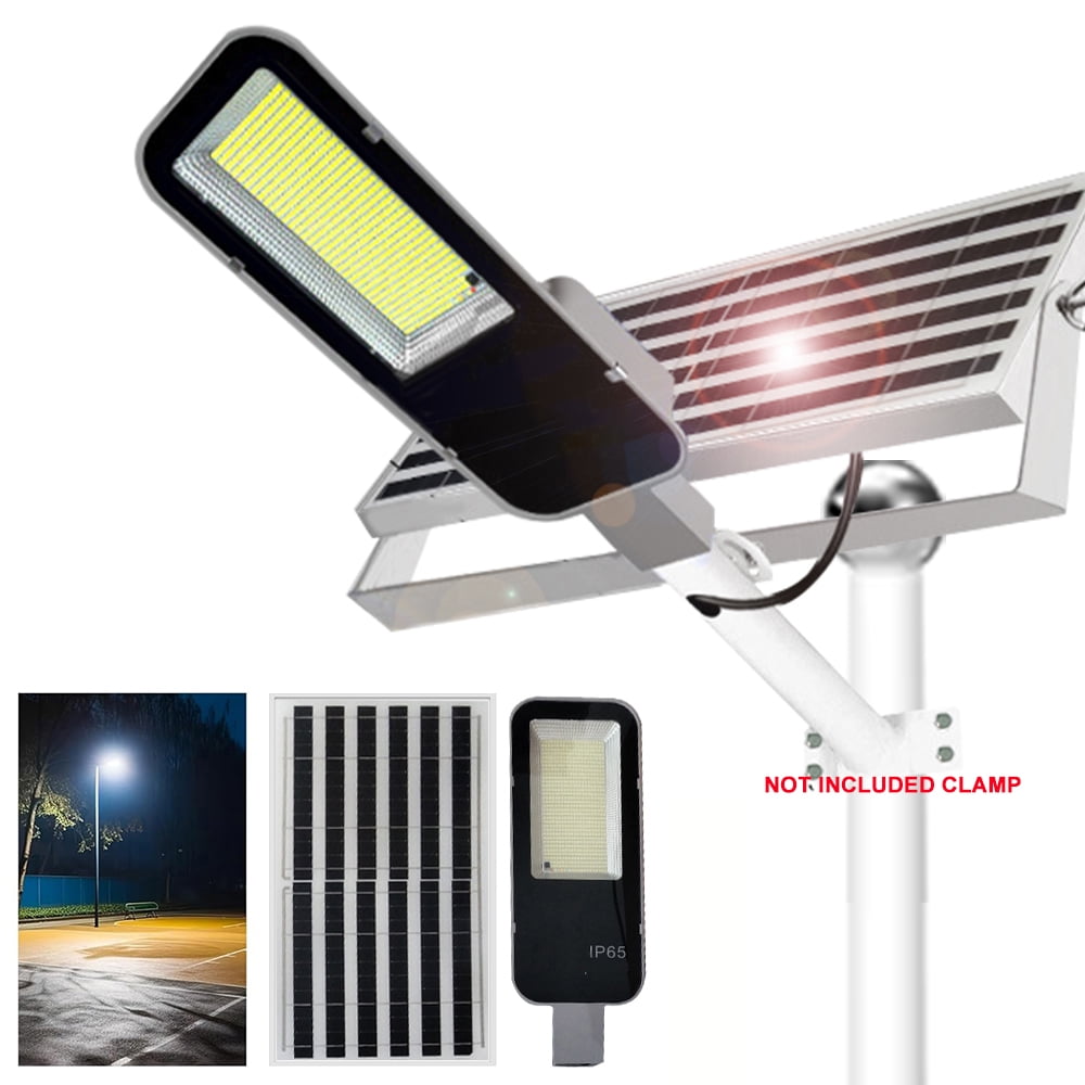 5000W Solar Street Lights Outdoor, Super Bright Solar Parking Lot lights Dusk to Dawn, Waterproof Solar Lights for Outside, Flood Security Lights with Remote Control for Yard Garden