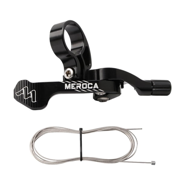 Kit de repuesto ergonómico profesional con palanca remota para tija de sillín con cuentagotas para bicicleta Negro