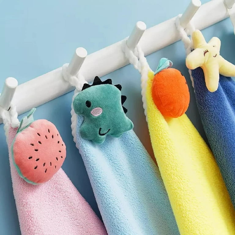 Beautiful Microfiber Wash Basin Hanging Kitchen Towel Multicolor