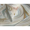 thumbnail image 4 of Ambesonne Modern Quilted Bedspread Set 3 Pcs, Abtract Marble Print Groovy, Queen Size, Pale Caramel Seafoam, 4 of 4