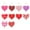 A, variant on Valentine's Day Wooden Heart Ornaments - Romantic Hanging Decor for Weddings, Parties & Home, Handcrafted Wood Heart-Shaped Decoration for Gifts & Special Events (30/36pc)