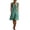 A Green, variant on Dress Fashion Outfits Women's V-Neck Sleeveless Mini Dress Asymmetrical Button Down Casual Shift Dress With Pockets Navy L
