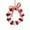 A, variant on geerera Christmas Bell Wreath, Xmas Bell Garland with Bow, Front Door Holiday Decor for Porch, Fireplace, Wall Display