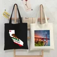 thumbnail image 2 of Bolso de mano plegable con bandera de oso del Estado de California, bolso de mano Vintage de San Francisco, Golden Gate Bridge, Palm, Harajuku, Shopper, 2 of 2