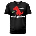 thumbnail image 2 of Sad T Rex I Am Unstoppable Tyrannosaurus Rex T-Shirt-Mens Small, 2 of 5