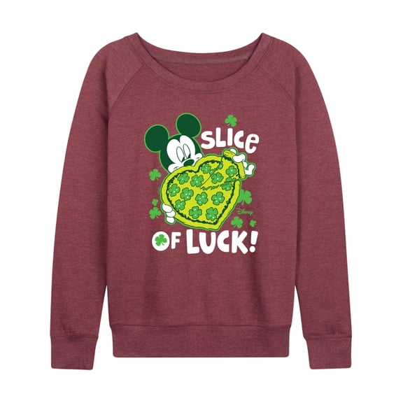 Disney - Slice Of Luck - Women's Lightweight French Terry Long Sleeve Shirt