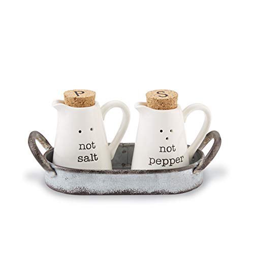 Mud Pie Small Bunny Easter Canister - White Stoneware With Hand-Painted Design For Spring Decor