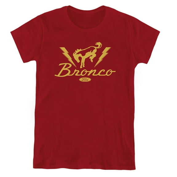 Ford Bronco Lightning Bronco S/S Women's T-Shirt Cardinal
