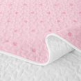 thumbnail image 5 of Erosebridal Pink Princess Bow Quilt King, Polka Dot Love Heart King Coverlet Set for Girls Teens, 3pcs, 5 of 7
