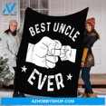 thumbnail image 2 of Couverture en Polaire Best Uncle Ever Cadeau pour Oncle, 2 of 3
