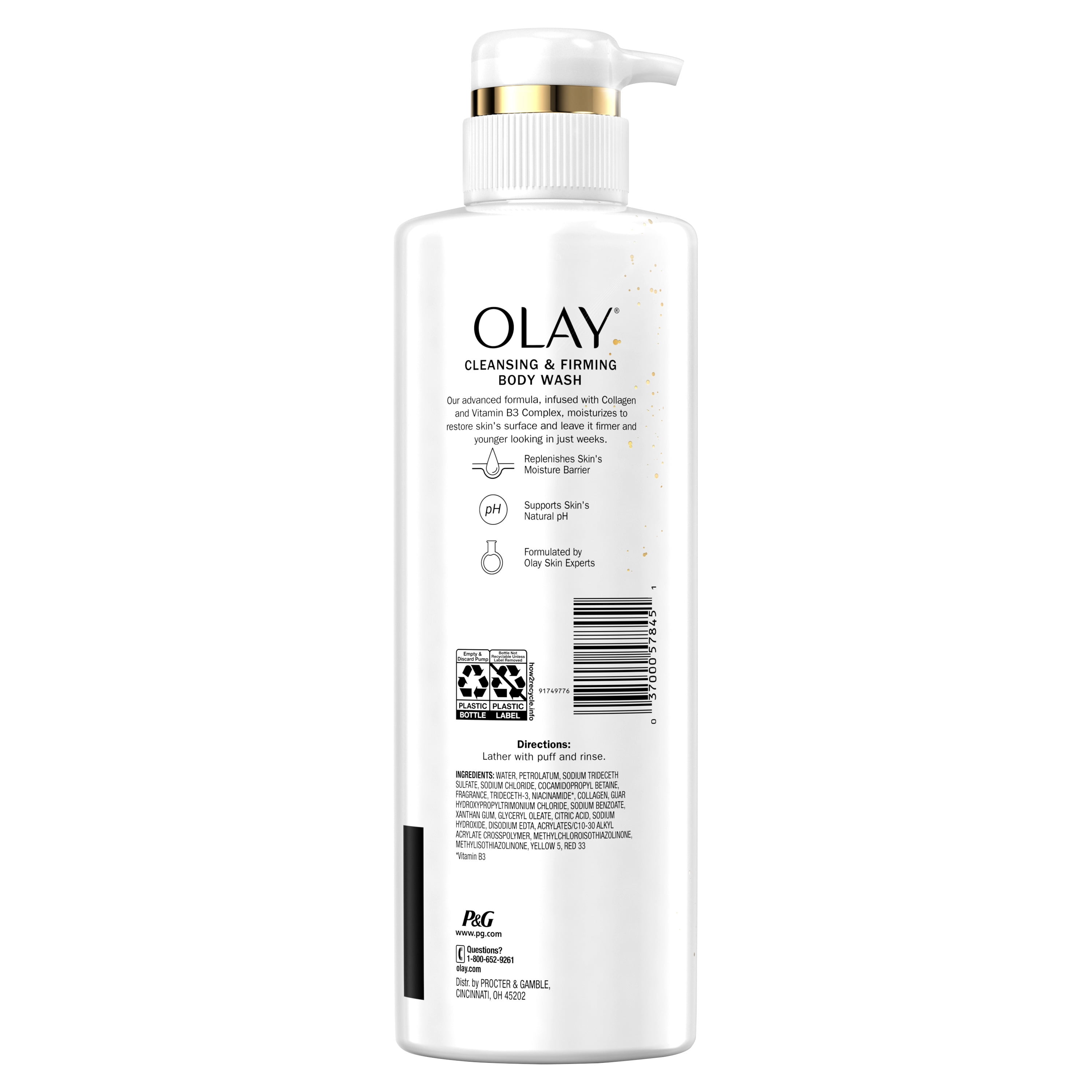 Olay Fresh Outlast Body Wash with Relaxing Notes of Eucalyptus and