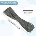 thumbnail image 2 of Uxcell Corde Paracorde Réfléchissante, Corde Paracorde Fluorescente pour Camping Randonnée Pêche Gris 49 Pieds, 2 of 7