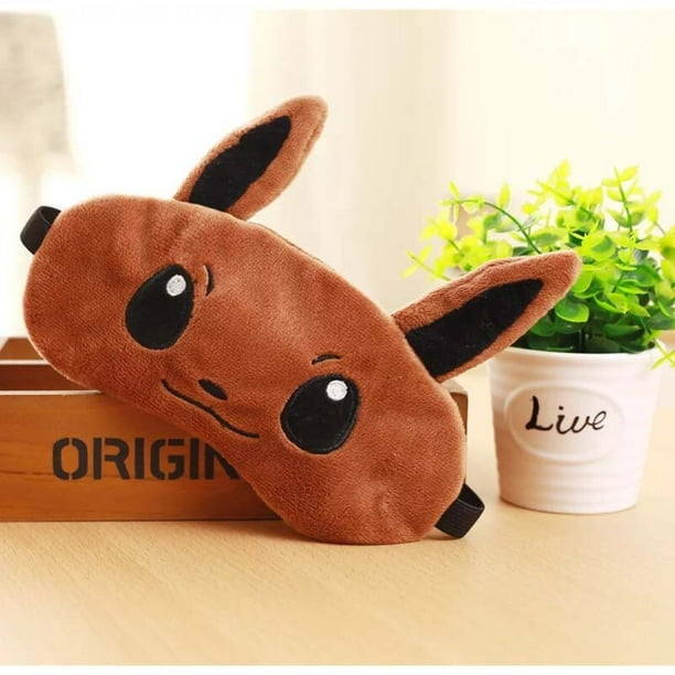 Máscara de ojos Pokemon Go Sleep, Parche de ojos suave, portátil, Cosplay, Pikachu, parche de viaje, nuevo QYM unisex