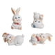 thumbnail image 1 of 4 figuras de conejo en miniatura de resina para decorar el salpicadero del coche, para tartas y decoración del hogar. Blanco, 1 of 9