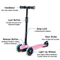 Kick Scooter for Kids, 3wheel toddler scooter with 3 Light Up Wheels