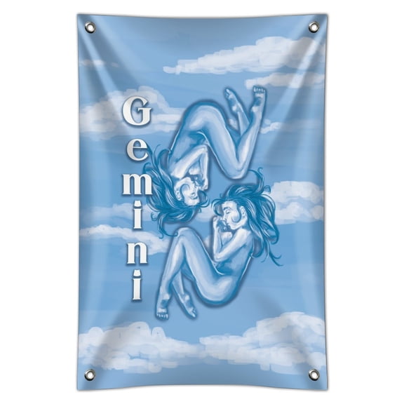 Gemini the Twins Zodiac Horoscope  Home Business Office Sign