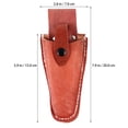 thumbnail image 2 of Leather Sheath Tool Holster Belt Holder Pouch Bag for Pruning Shear, 2 of 7
