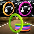 thumbnail image 3 of Guardoinrt Silicone Car Steering Wheel Protector Steering Wheel Cover Cover Universal Silicone Durable Purple, 3 of 6