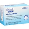 Great Value 20ct Flushable Moist Wipes