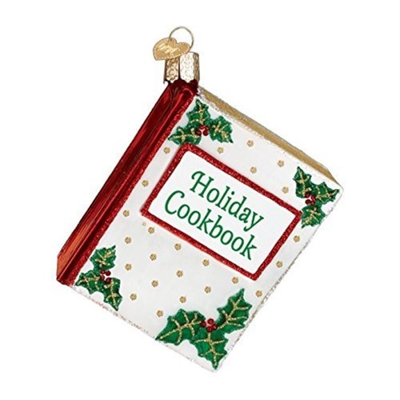 4.00In Holiday Cookbook, Glass, Ornament Christmas Chef 32145