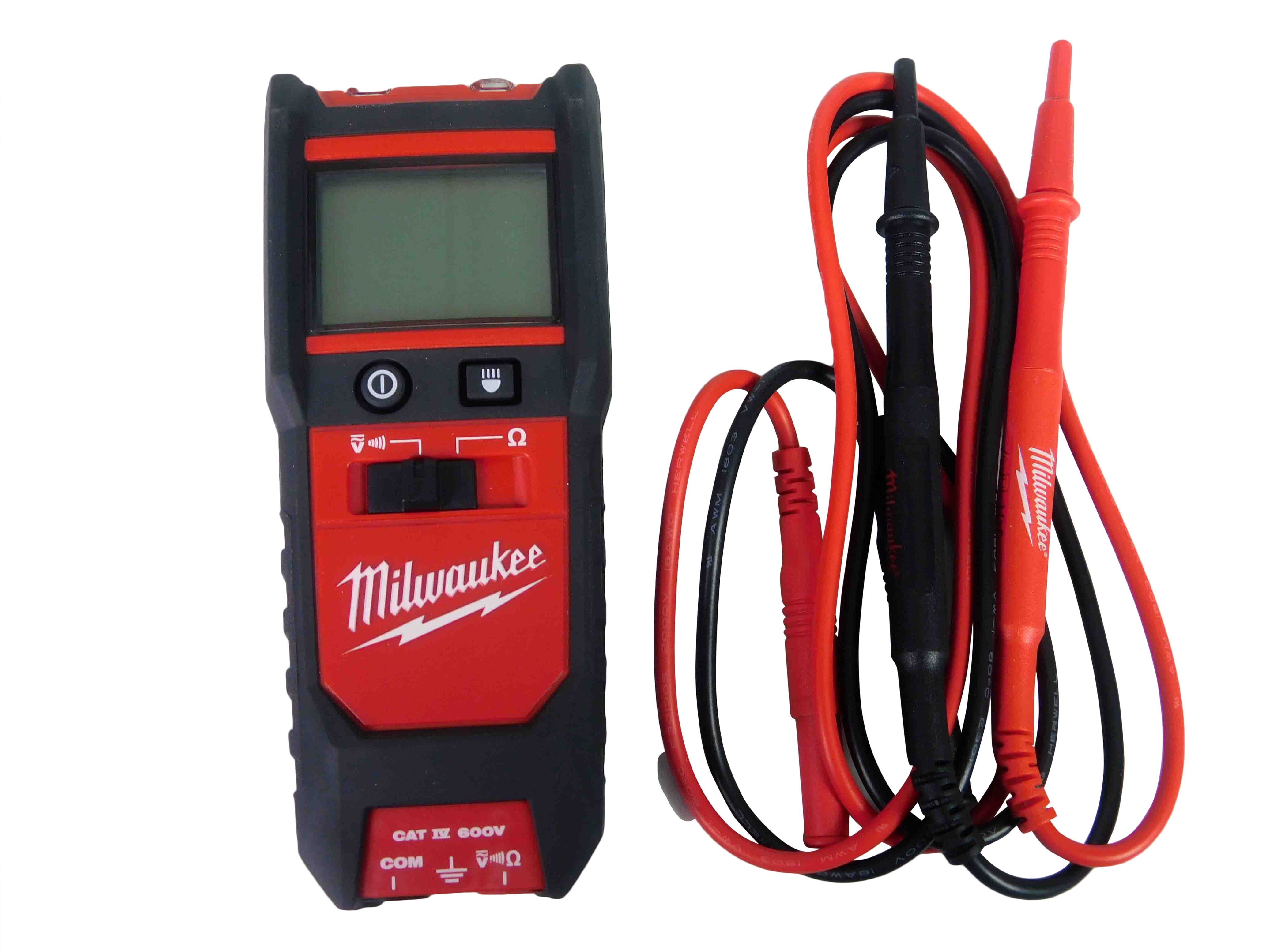 Milwaukee 2213-20 Auto Voltage/Continuity Tester with Resistance  Measurement Set