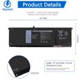 thumbnail image 2 of Batería para Laptop Wymisnit V6W33 54Wh Li-ion para Dell, 2 of 8