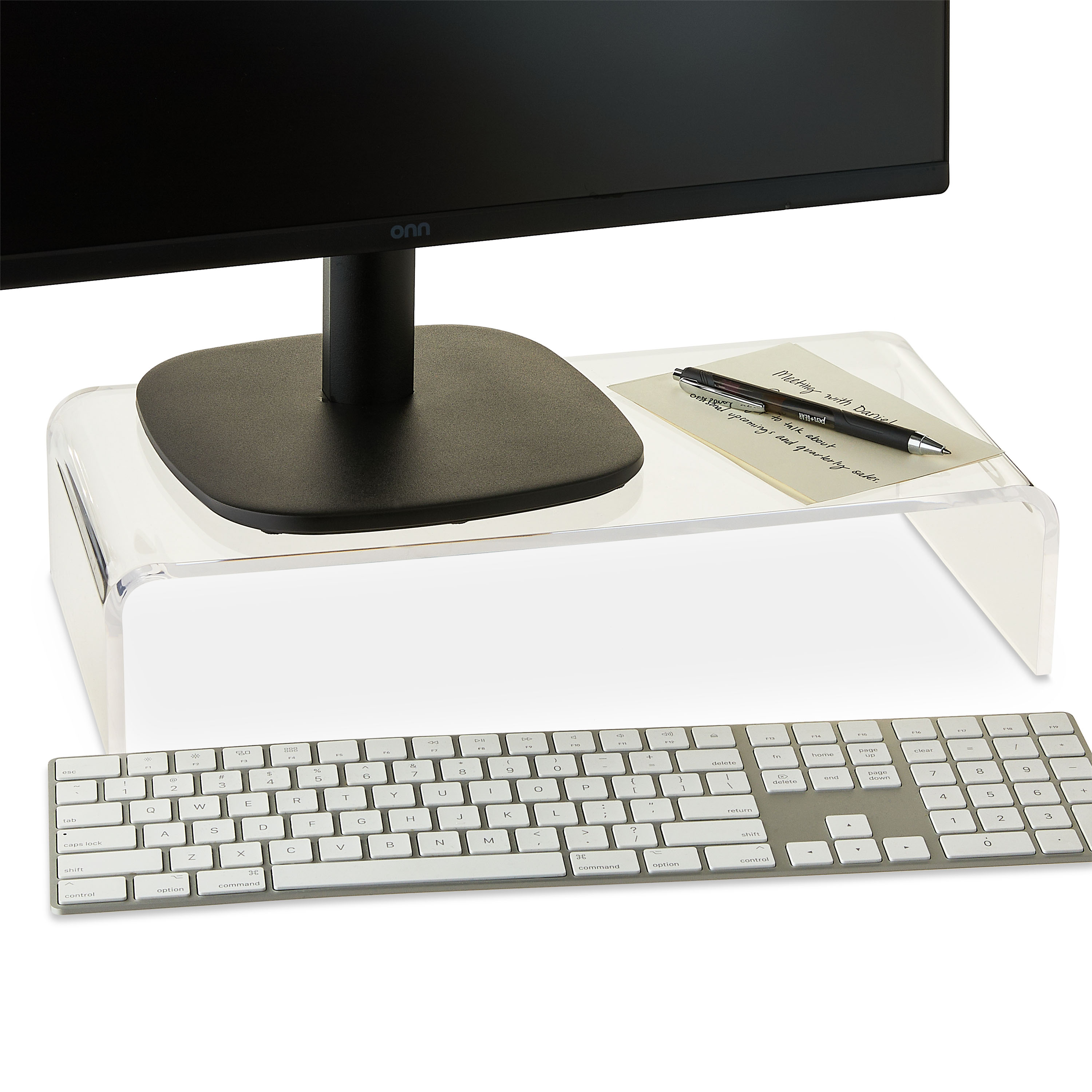 Soporte para Monitor Acrílico Pen+Gear, Transparente 5