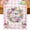 Pink, variant on Spring Floral Table Runner 36 Inches Long for Kitchen Dining, Watercolor Easter Eggs Wreath Plants Beige Dresser Scarf Farmhouse, Dining Table Decorations for Wedding/Parties, 13 x 36 In