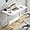 White, variant on Rolling Desk Adjustable Height,Rolling Computer Cart,Portable Laptop Desk,Small Adjustable Home Office Desk,Rolling Laptop Desk,Small Portable Desk, 27.56*11.81, White