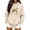 Beige, variant on Womens Sea Turtle Print Hoodies Long Sleeve Hooded Sweatshirt Fall Casual Pullover