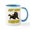 White/Blue Inside, variant on CafePress - Honey Badger Whisperer Mug - 11 oz Ceramic Mug - Novelty Coffee Tea Cup