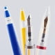 thumbnail image 4 of 0.5mm Nib Fountain Pen with Eyedropper Transparent Pens Red, 4 of 5