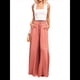 thumbnail image 3 of Pantalones Casuales de Cintura Alta para Mujer, de Color Liso, Largos y Anchos, con Bolsillos, para y Otoño. Naranja Rojo L, 3 of 10