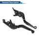 thumbnail image 5 of Palancas de freno y embrague cortas Unique Bargains para APRILIA SHIVER 900 2017-2020, palanca de freno ajustable en 6 posiciones, aleación de aluminio T6 6061, negra, 1 juego, 5 of 7