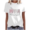 thumbnail image 1 of EQWLJWE Hauts d'Été pour Femmes Hauts pour Femmes en Liquidation Mode Féminine Manches Courtes Col Rond Hauts Amples Blouse Manches Bouffantes Imprimée, 1 of 3