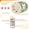 thumbnail image 5 of Yayeee Flameless Candles with Remote Flickering Battery Operated Multi Color Changing, Retro Flower, 5 of 7