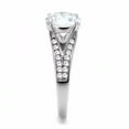 thumbnail image 4 of Big 9x9mm Round Cut Cubic Zirconia CZ Womens Stainless Steel Promise Ring - Size 8, 4 of 4