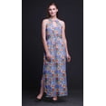 thumbnail image 4 of Bimba Floral Women Side Slits Long Casual Halter Maxi Dress Printed Party Wear-X-Small, 4 of 6