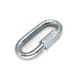 thumbnail image 1 of Heavy Duty Locking Carabiner Clip, Carabiner D Shape Buckle Pack, M8 Stainless Steel Threaded Quick Link, Quick Link Chain Carabiner For Home, Riilq, 1 of 4