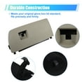 thumbnail image 4 of Unique Bargains Cubierta de la tapa de la puerta de la guantera del tablero para BMW X3 F25 2011-2017 Tapa de la guantera No.51166839000 Beige, 4 of 6