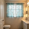 thumbnail image 7 of Yaayu 2-Piece 2D Print Kitchen Curtain Panels, Washable Polyester Short Window Drapes, Home Cafe Decor, B, 7 of 7