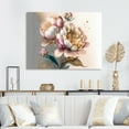 thumbnail image 2 of Designart Pink And Gold Peruvian Lily I Canvas Wall Art, 2 of 5