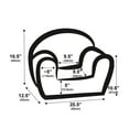 thumbnail image 4 of Delsit Lightweight Toddler Chair and Kids Reading Armchair, Baby Pink, 4 of 6