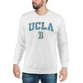 thumbnail image 3 of Men's Colosseum White UCLA Bruins Arch & Logo Crew Neck Sweatshirt, 3 of 4