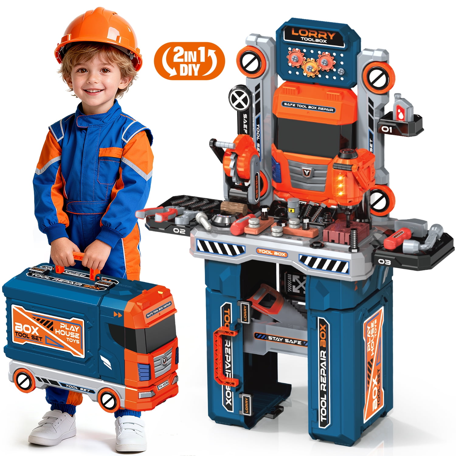 Stanley Jr. Power Tool Toy Set 18 Piece - Walmart.com