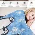 thumbnail image 3 of Orinice Penguin Throw Blanket Soft Cozy Warm Fuzzy PlushBlankets for Home Decor Couch Sofa Bed,Penguin Lovers  Blanket Gifts for Men Women Kids Girls  60x80in, 3 of 6
